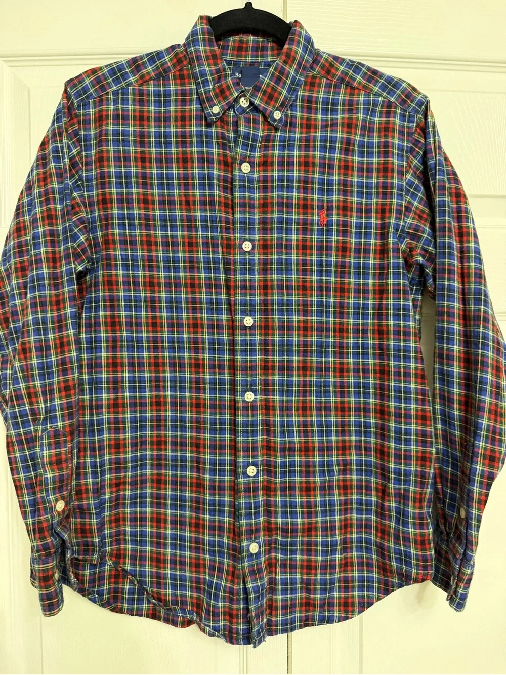 Ralph Lauren Multi-Color Plaid Button-Down Shirt